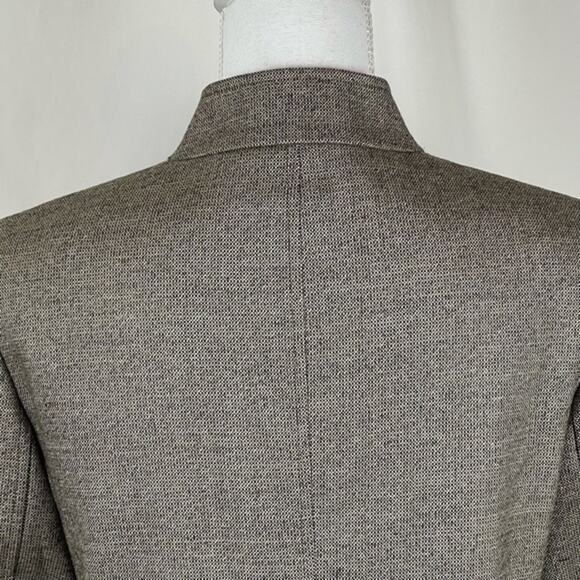 Lafayette 148 Virgin Wool Brown Tan Neutral Office Career Jacket NWOT Size 2 - Picture 6 of 13